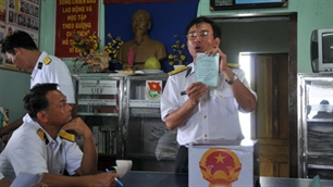 13/15 nhà giàn DK1 đã hoàn thành bầu cử